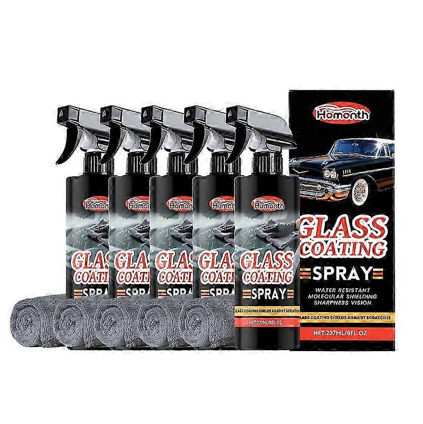 1-5x Car Glass Anti-Fog Hydrophobic Coating Spray Hydrophobic Anti-rain Car Liquid for Misty Morning Visibility 25-26