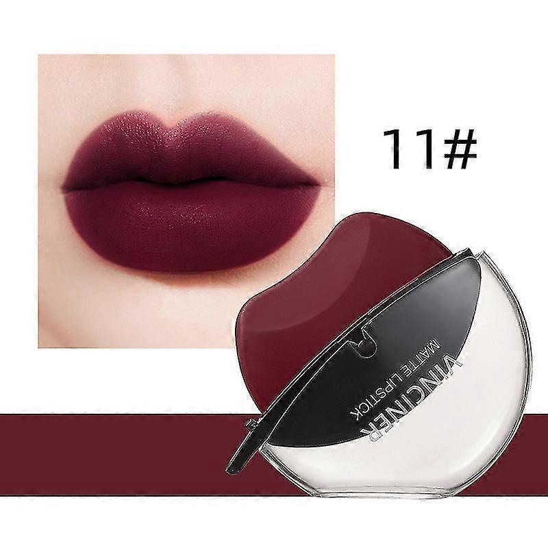 12 Farben Lazy Lippenstift Matt Set Wasserdicht Lang anhaltend Hochpigmentiert Lip Gloss Antihaft Tasse Samt Stick Fleck