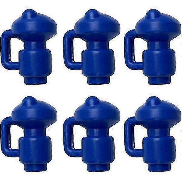 Protective End Caps Trampoline End Caps 6pcs Pole Caps 28 MM, Particularly Robust Weatherproof End Caps