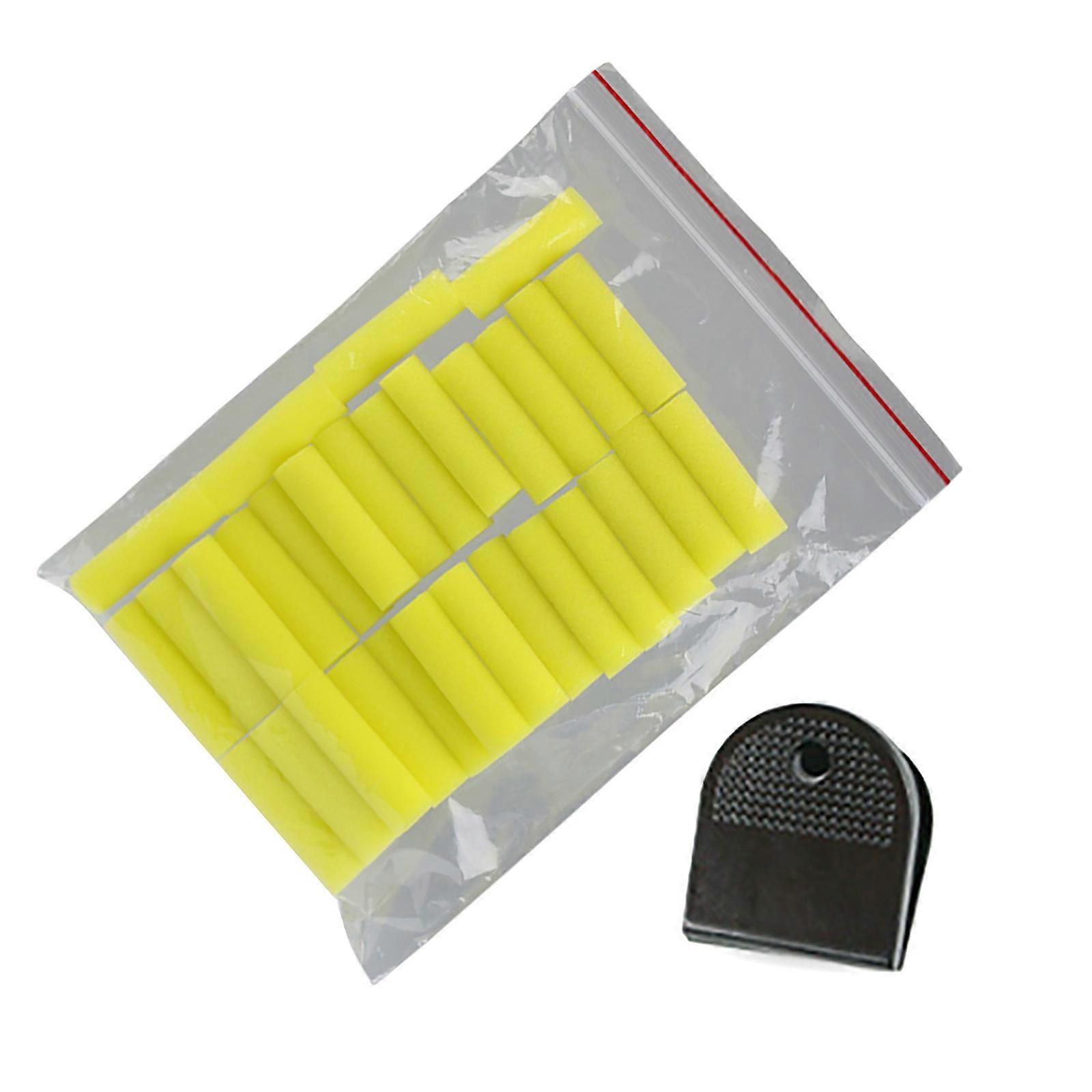 Cylinder Shape Sponge Brush for Water-Base Table Tennis Glues Racket Tool Table Tennis Racket Sponge Wipe Cleaning Brush Multicolor