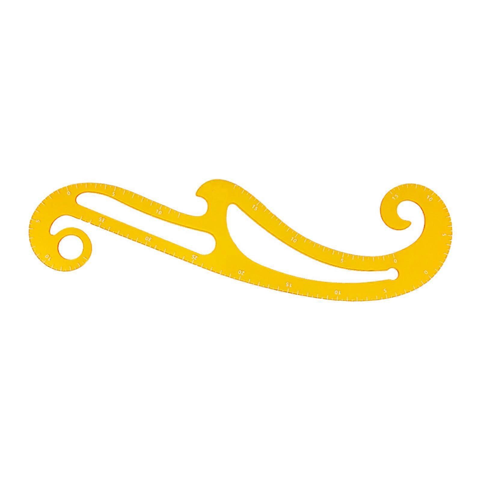 GUOOL French Curve Ruler Drafting Drawing Template Tool Woodworking Tool Comic Template Tool Multi Function for Design Art Clothing Style B