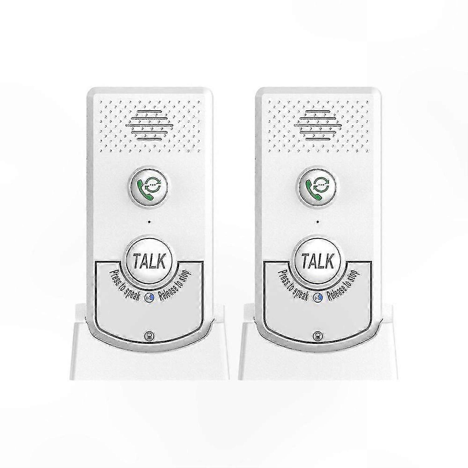 Wireless Intercom System for Home, 2-Pack Bidirectional Voice Communication with Ultra-Long Range Portability