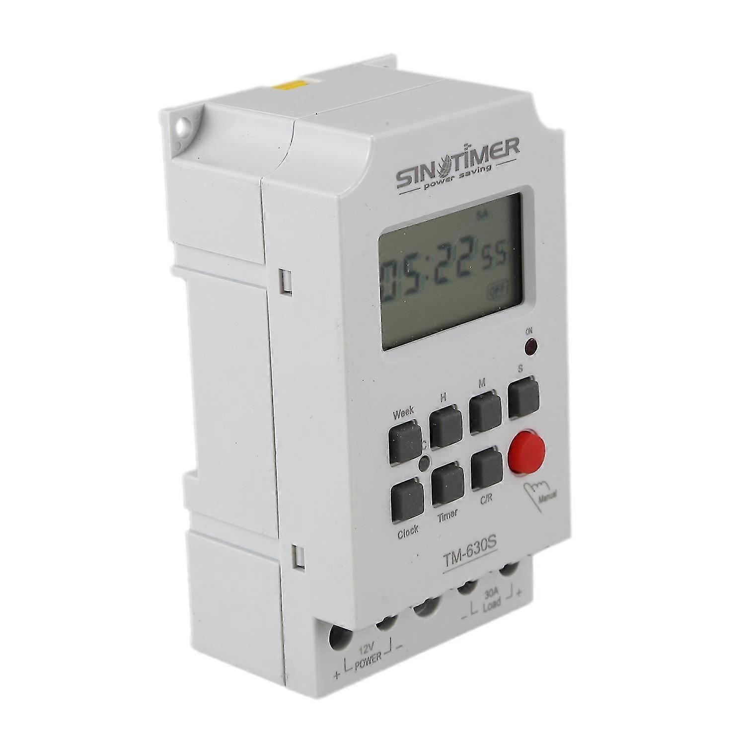 Sinotimer Tm630s-4 12v Seconds Control Timer Switch Large Screen Digital Display Hot Pin Voltage Ou