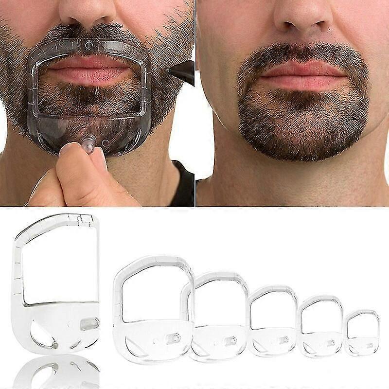 5pcs / set Mens Tool Template Guide Design Schnurrbart Bart Spitzbart Rasur