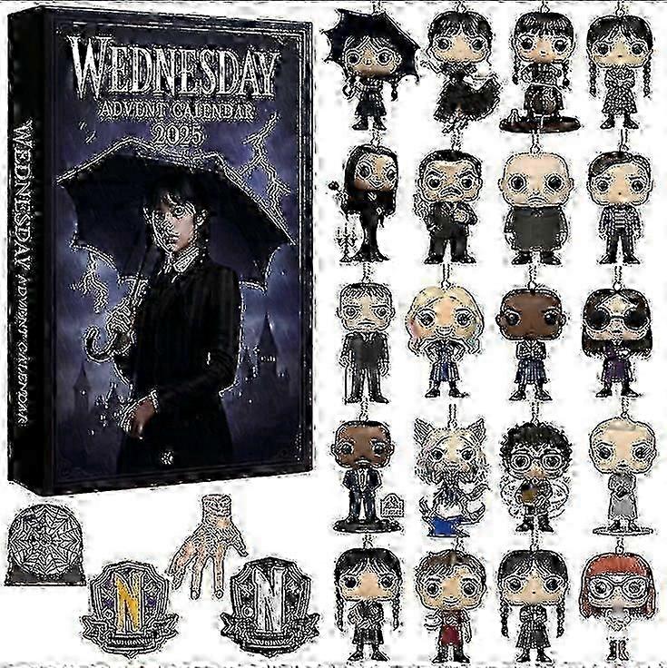 2025 Christmas Advent Calendars Decoration Acrylic Full Style - 2D Desgin