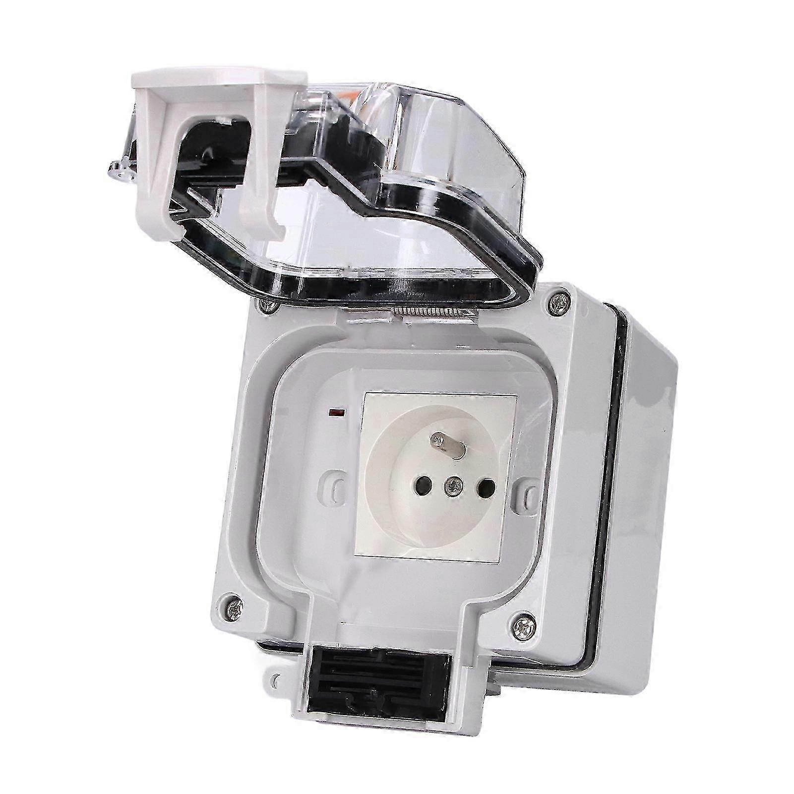 f Outdoor socket IP66 waterproof, wall surface installation