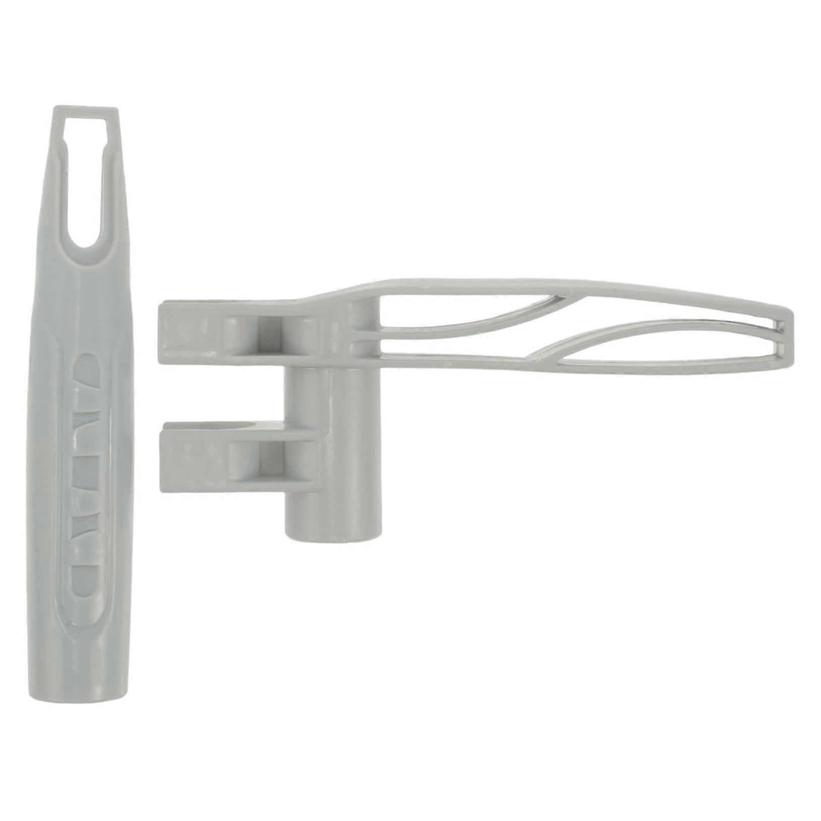 Broom Handle Replacement Set with Comfortable Grip for Indoor and Commercial Dustpan Cleaning