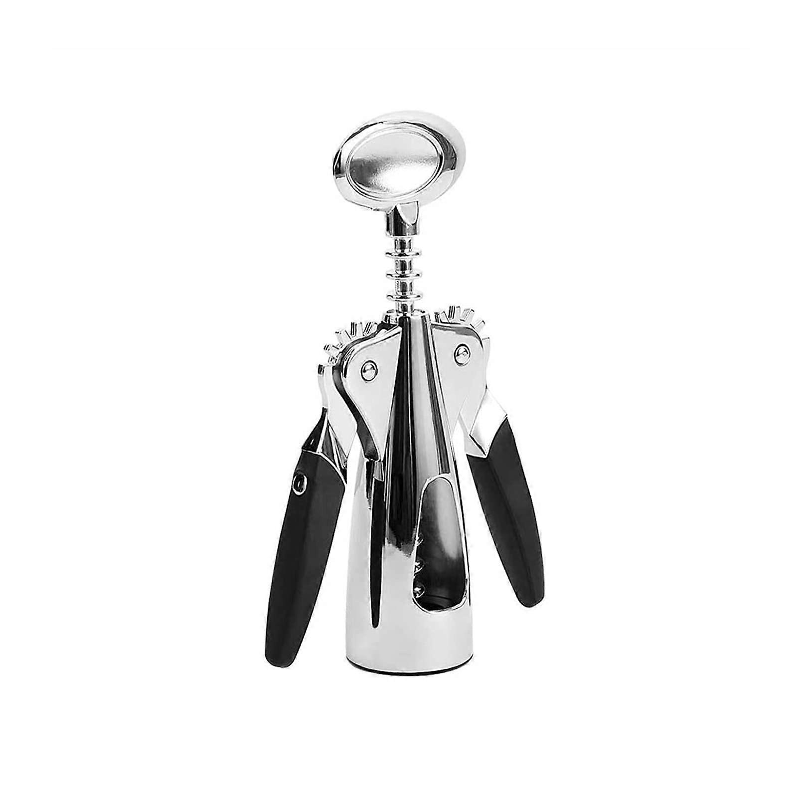 Wing Corkscrew Wine Bottle Opener with Zinc Alloy Arms for Red and White Wine