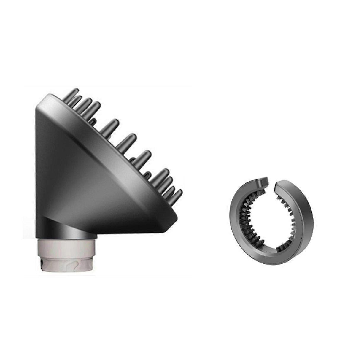 For FlexStyle Diffuser Attachment with Cleaning Brush for Dryer Faster and Define Wavy CuRly A