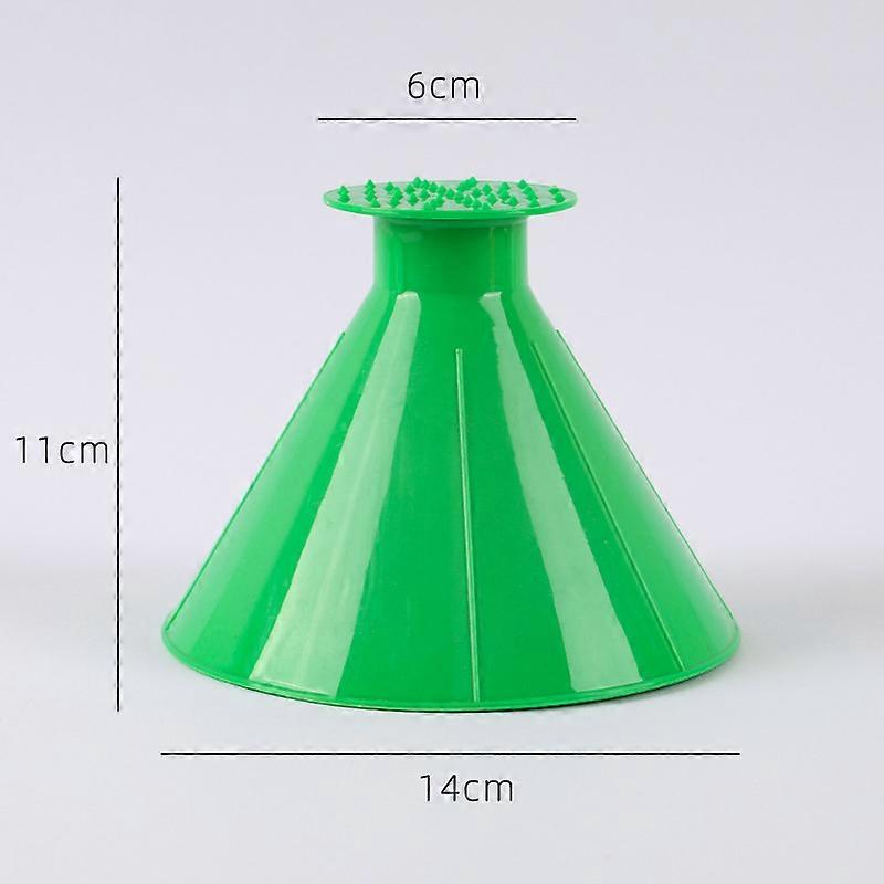 2-in-1 Magical Car Snow Scraper 5pc/lot Funnel Cone Shaped Ice Removers Scraper Original for Windshield Durable Snow Brush Car