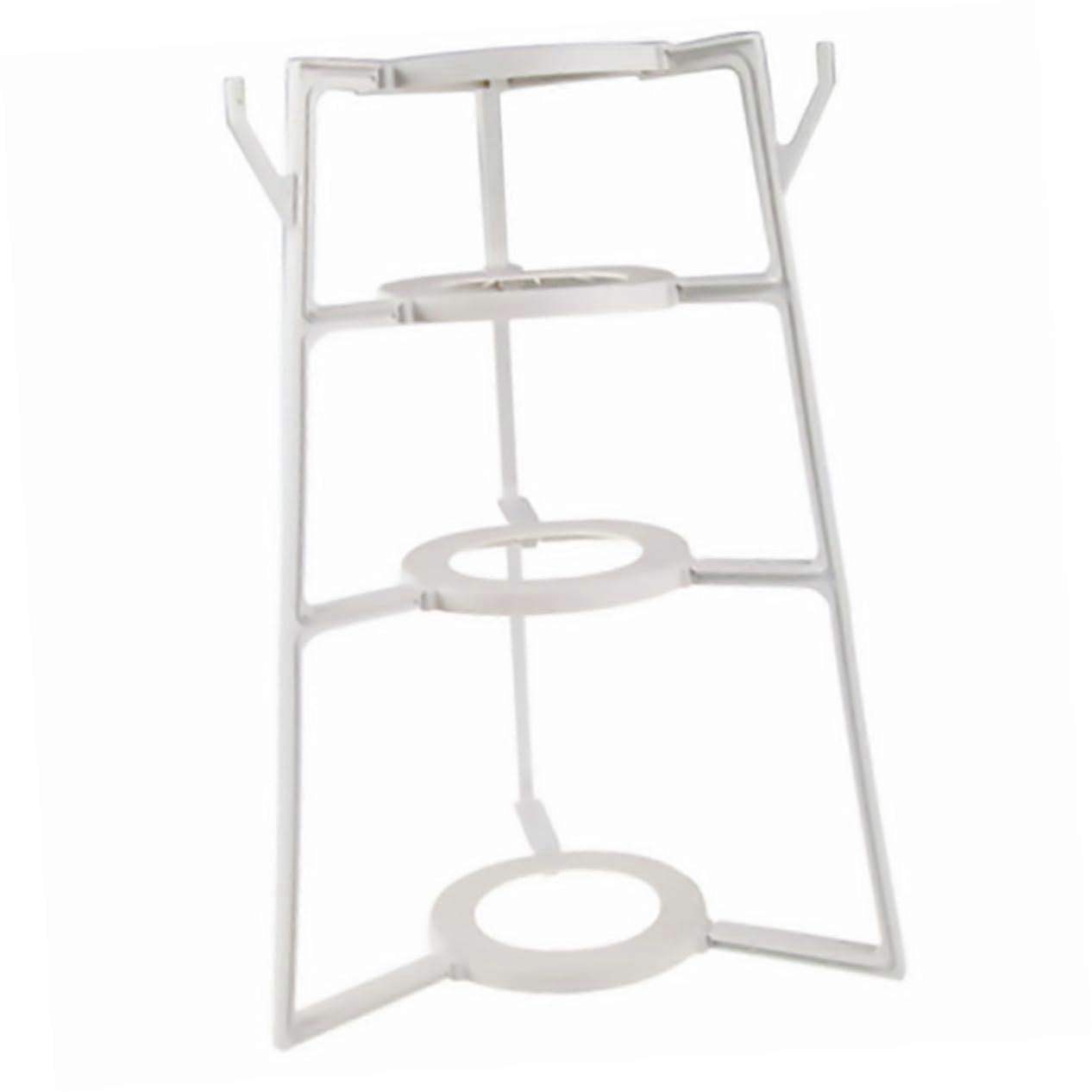 4Tier Kitchen Storage Rack for Pots and Pans, Adjustable MultiLayer SpaceSaving Shelf Organizer