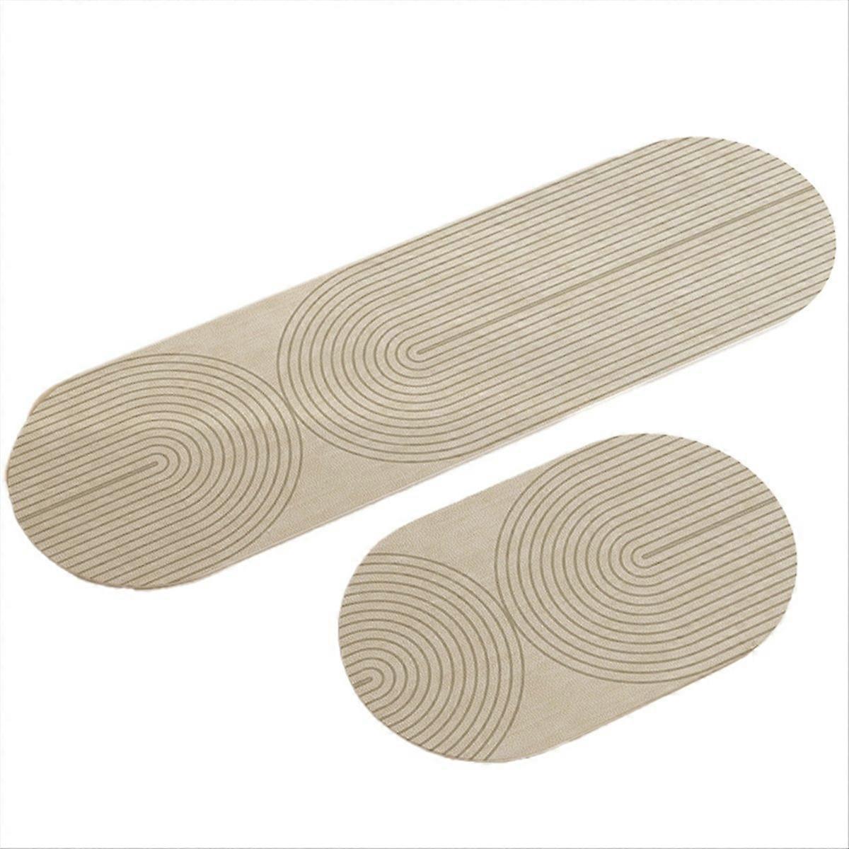 Super Absorbent Kitchen Mat Non-Slip Diatomite Kitchen Rug,D