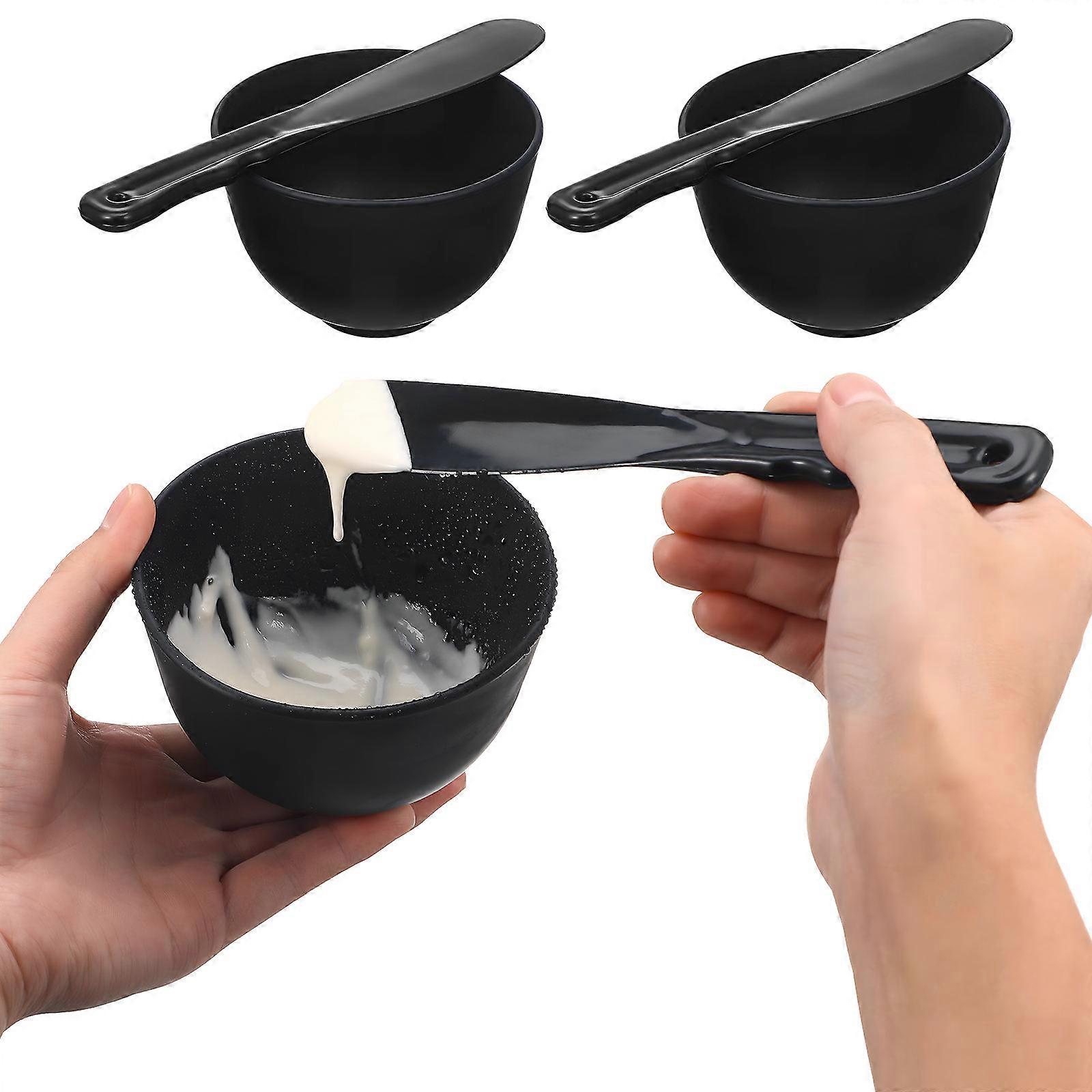 1 Set Facial Mask Bowl Mud Mixer Bowl with Applicator Tool Homemade Mask Mixing Bowl and Holder for Diy Mask Tool