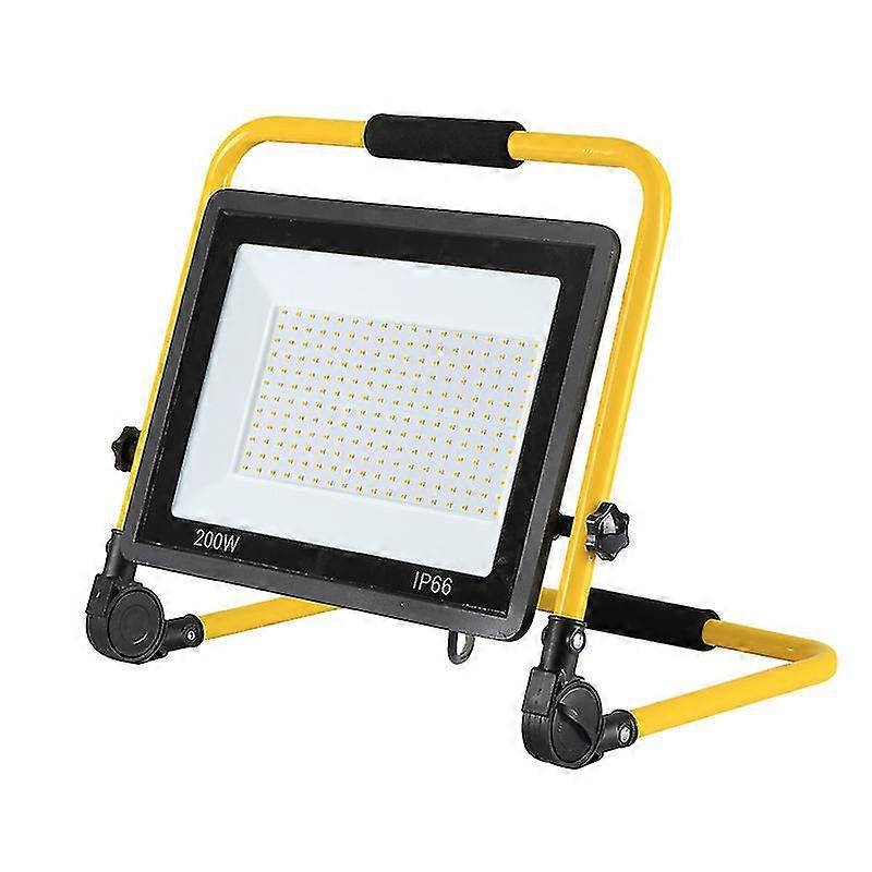 Garden LED Floodlight, 100W Cool White Construction Light with Bracket IP66