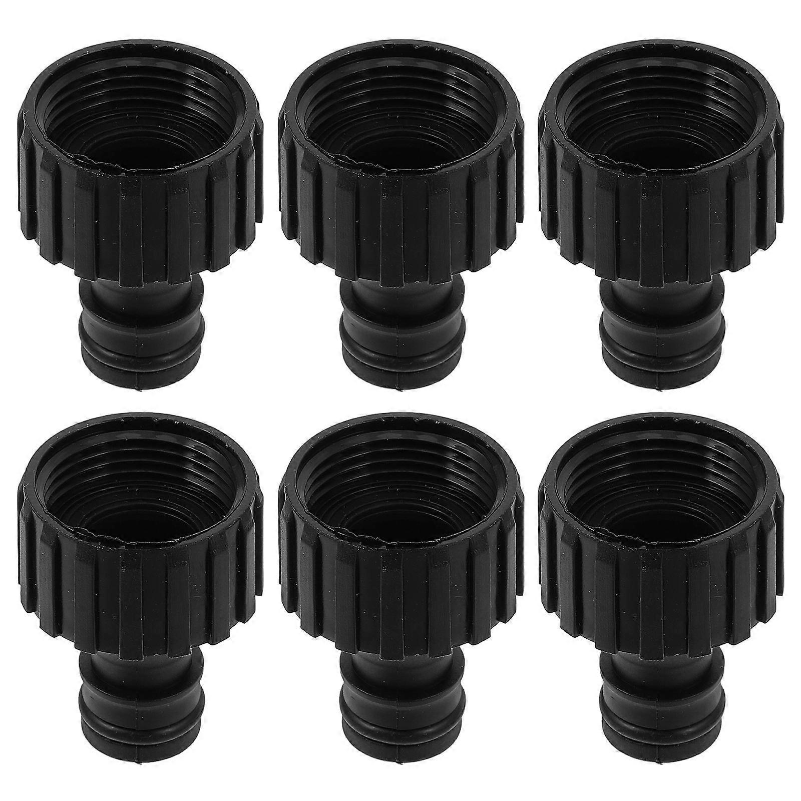 Quick Connect Hose Adapter Hose Connector for Home Use 6Pcs Durable Plastic