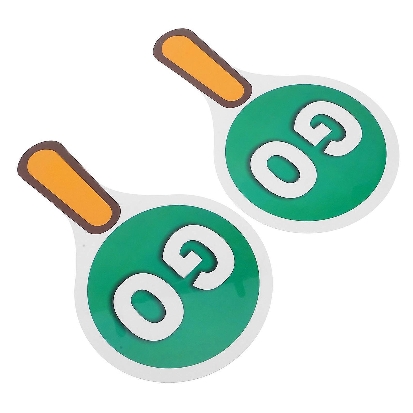 Waterproof Double-Sided Handheld Sign for 2Pcs