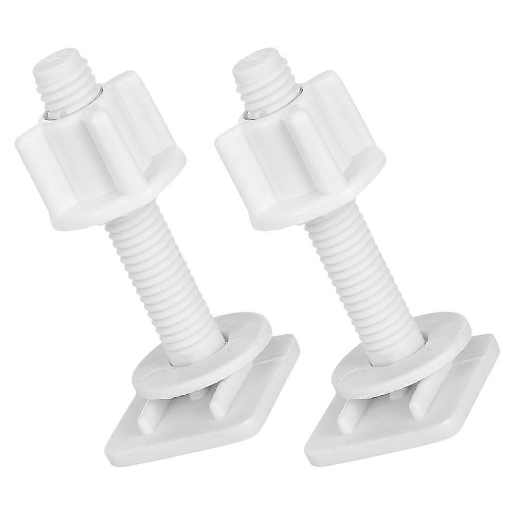 Replacement Toilet Seat Hinges for Easy Installation 2Pcs Bolts Set
