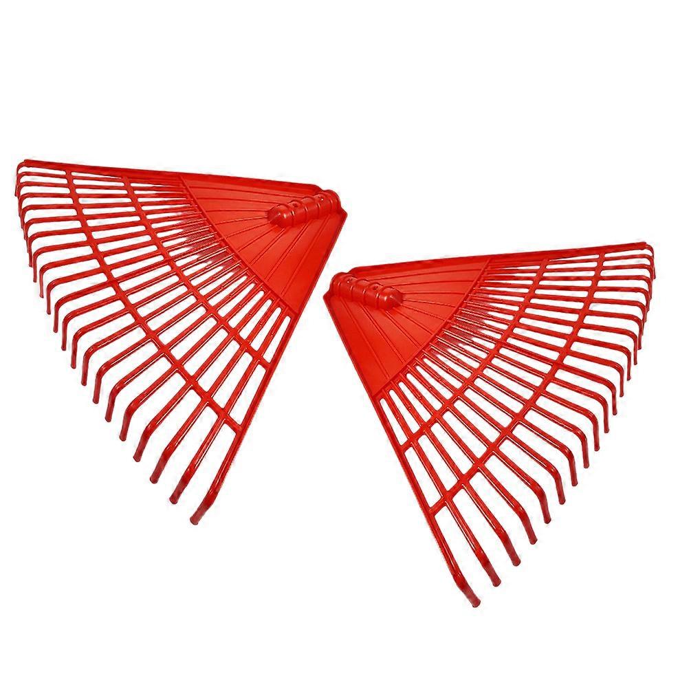 Leaf Rake Plastic Gardening Shrub Rake for Yard Cleaning 2Pcs