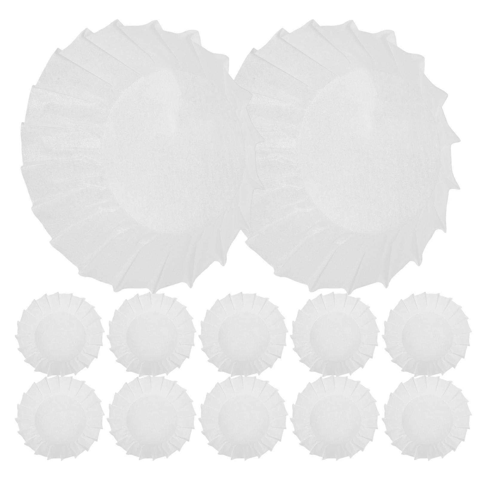 Basque Oil Paper Cupcake Liners for Baking Use with 50Pcs White Paper Cups