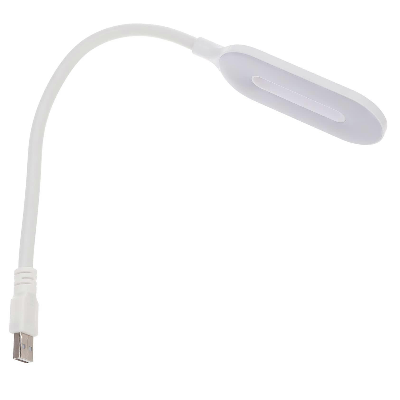 USB Gooseneck Reading Lamp with Flexible Neck for Bedside or Dorm, USB Powered LED Light