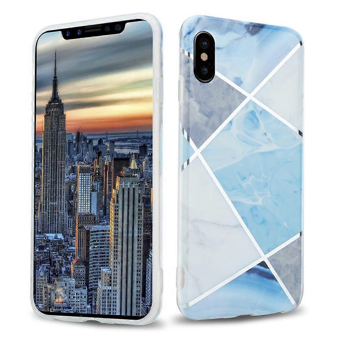 iPhone X / XS Protective Case TPU Case - Marble Pattern