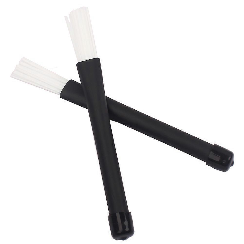 Brush Drumsticks Pair Jazz Drum Brushes for Drum Use with Nylon Tips