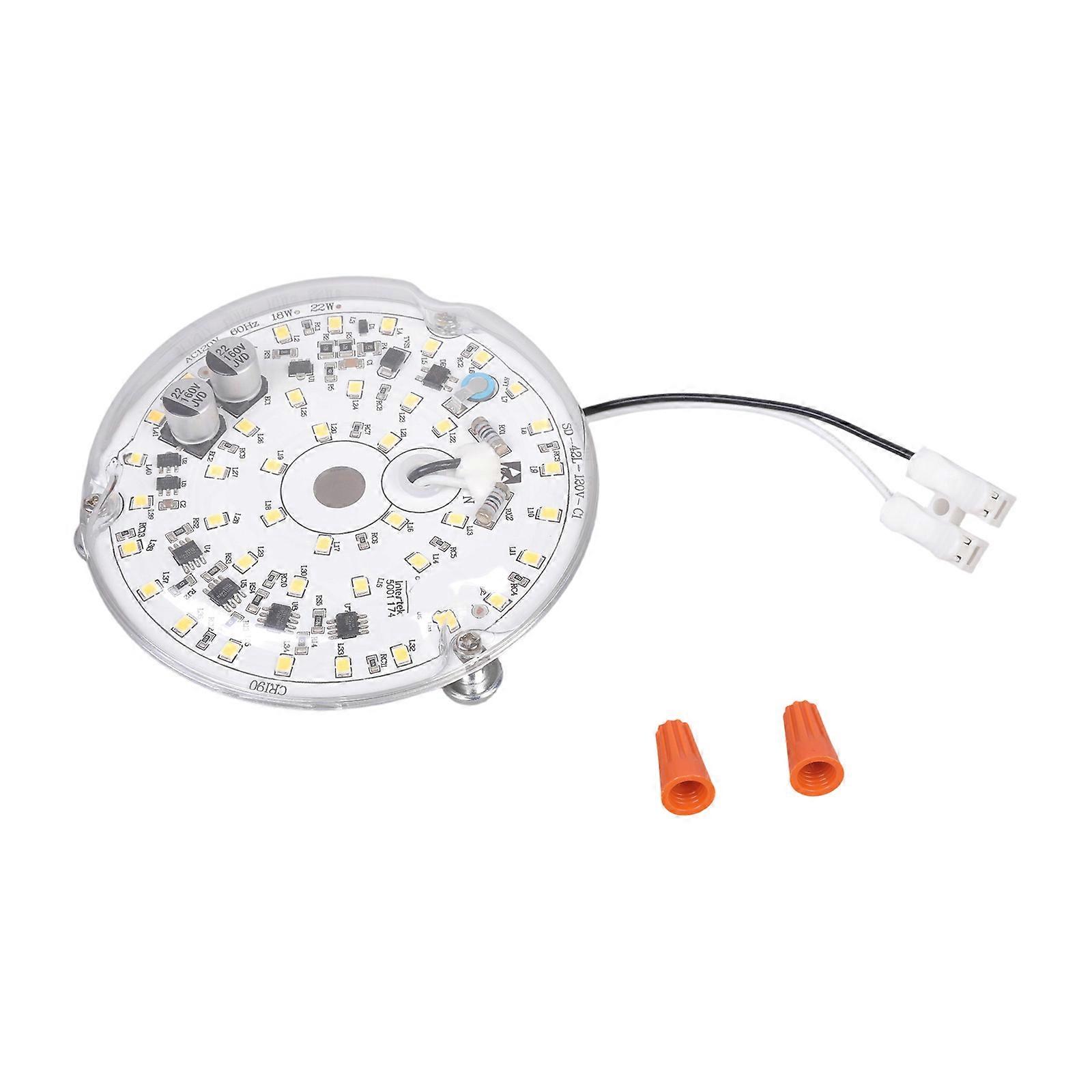 Energy Saving 18W 120V LED Light Board Module Dimmable Ceiling Flush Light Replacement Panel Circular Lamp Board Multicolor