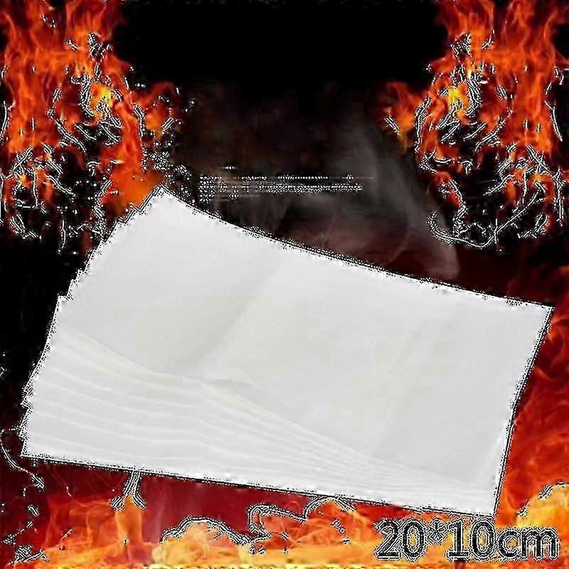 30pcs 20*10cm Fire Paper Flash Flame Paper Fire Paper Magic Props Effect Shock