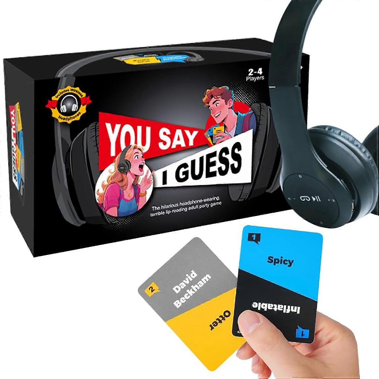 Sorry What Game, You Say I Guess Game, Lip Reading Party Game