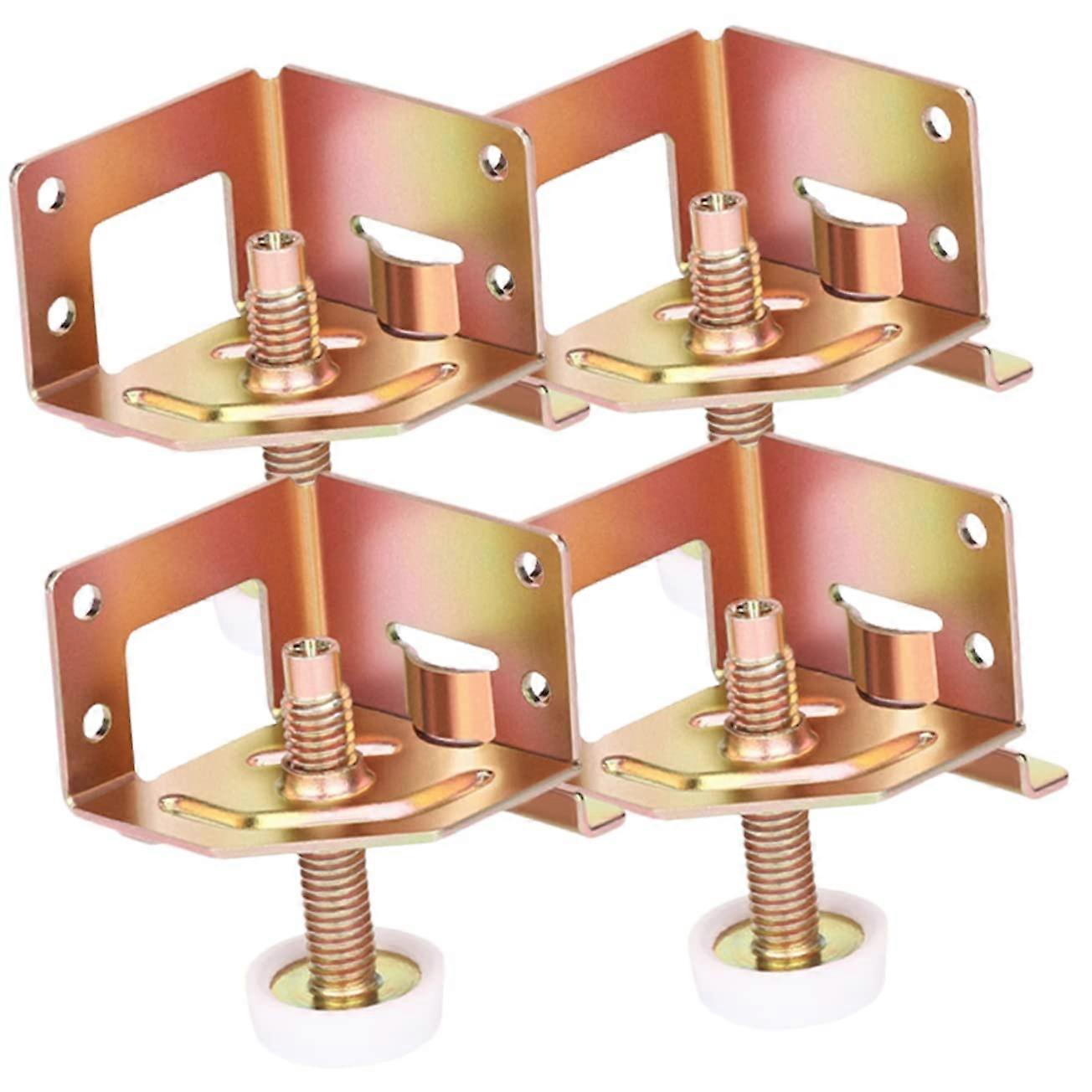 4pcs Adjustable Furniture Levelers Height Adjustable Cabinet Leg Levelers for Uneven Floors