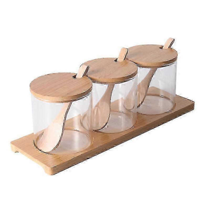 3pcs Glass Seasoning Jars-c