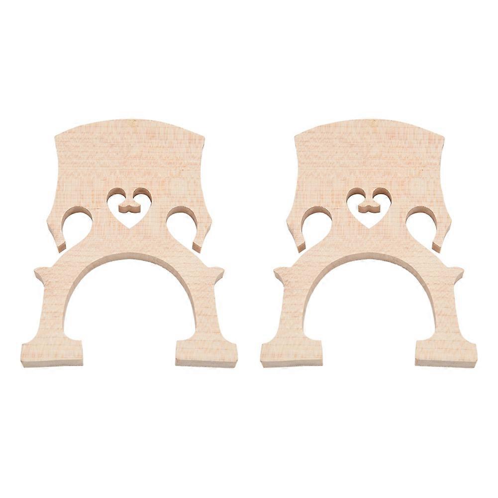 2X Professional Cello Bridge for 3/4 Size Cello Exquisite Maple Material