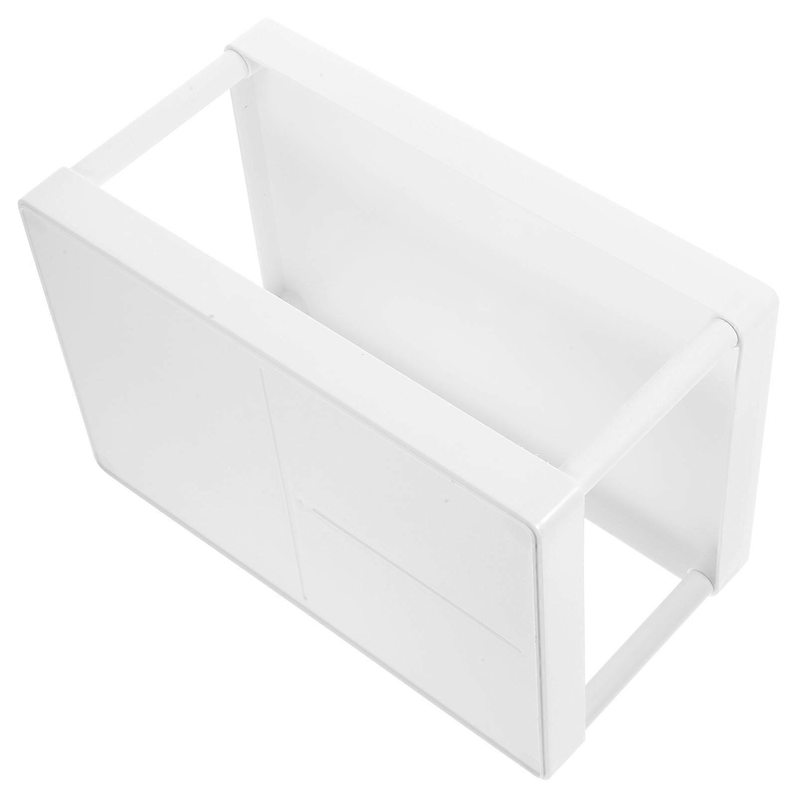 Storage Rack Multifunctional Bathroom Shelf for Storage 1Pcs White Plastic