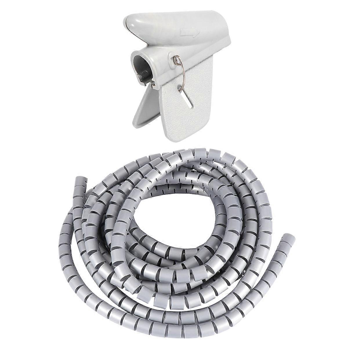 Flexible Cable Protector Spiral Desk Tidy Wire Management Home Use 1Pack