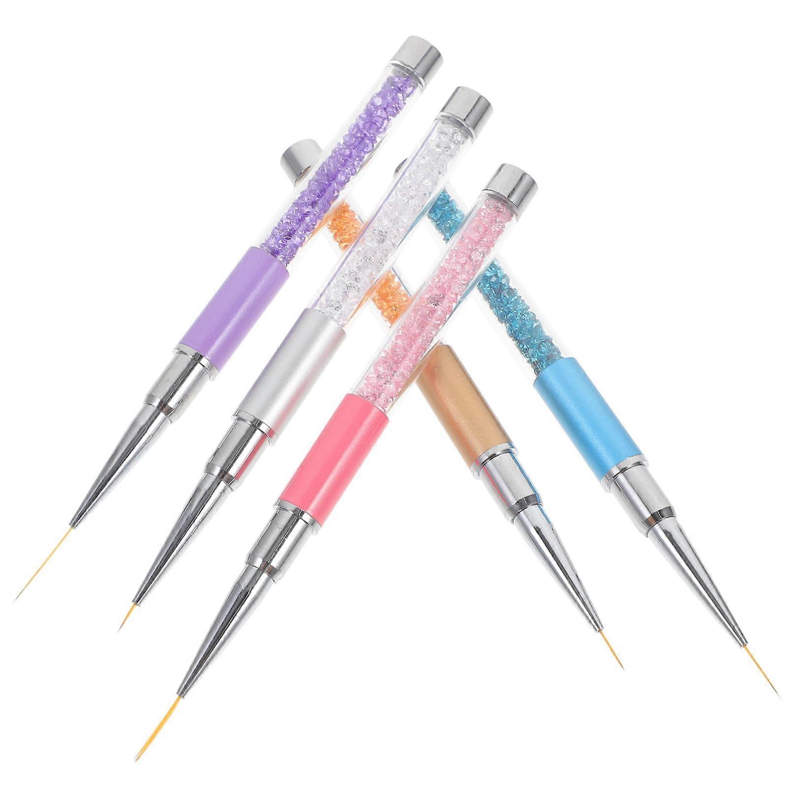 5pcs Nail Art Pen Set for Manicure, Precise Nail Design Tool with Smooth Application