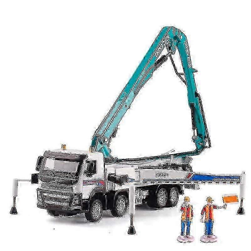 1/50 simulation mechanical concrete pump truck