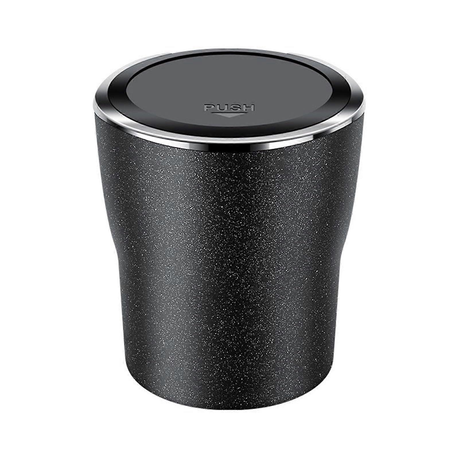 Car Ashtray with Lid, LED Lighting, Smokeless Cup Holder, Removable EasyClean Design