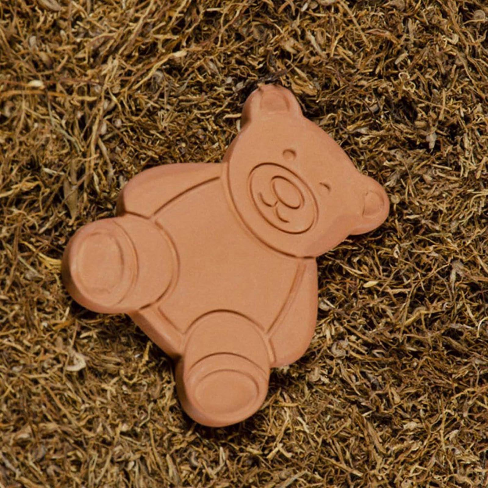 Brown Sugar Saver Terra Cotta Bear Keeps Sugar Soft Chemical Moisture Control for Baking