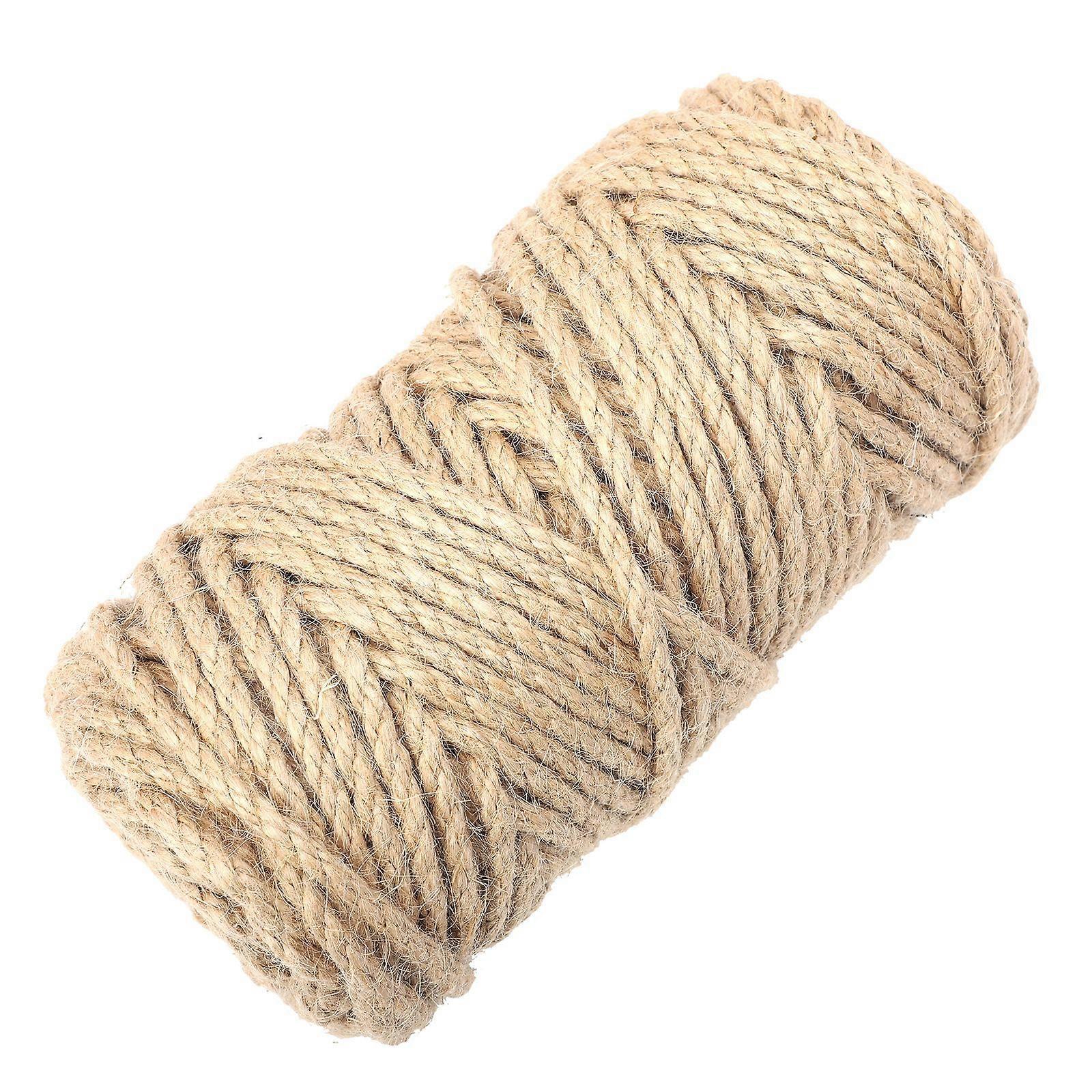 Multi-functional DIY Binding Rope 50m Craft Making Linen Rope Hemp Linen Cord