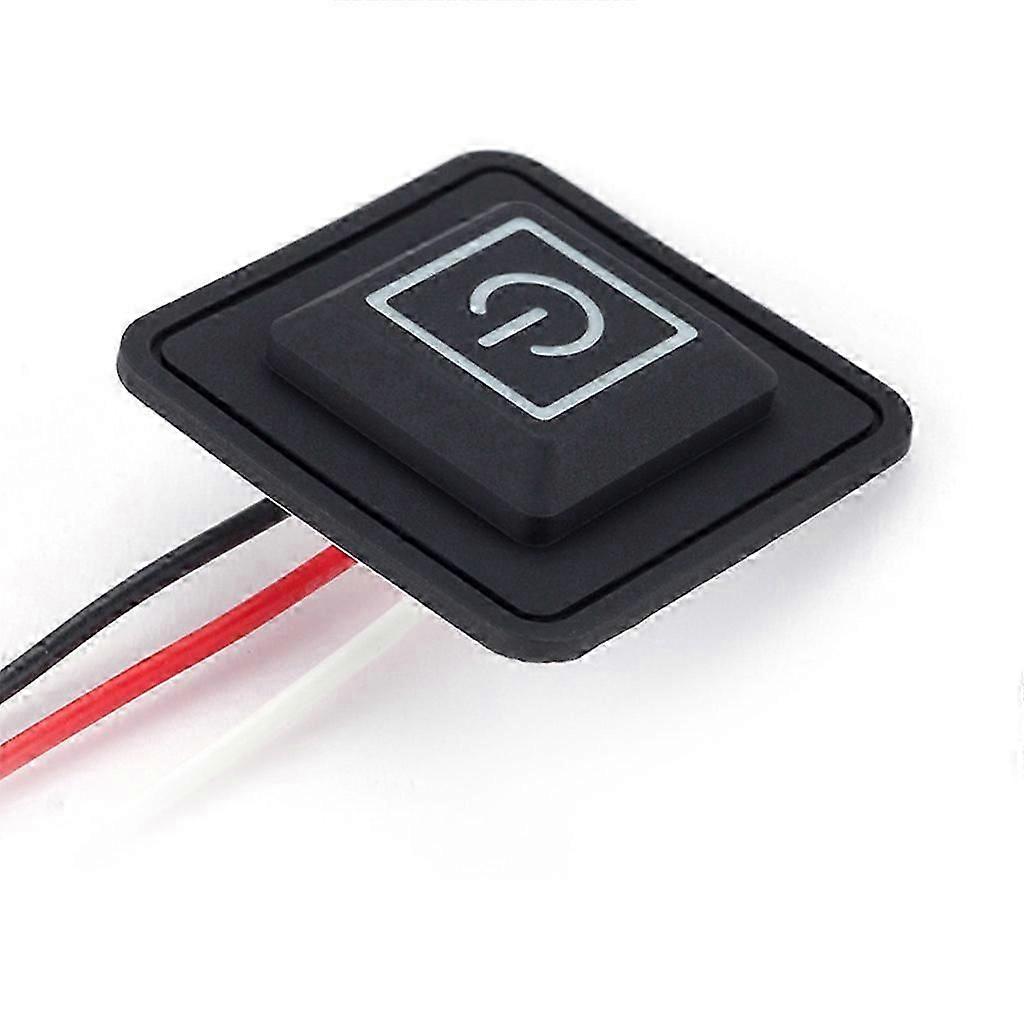3.7-12V Temperature Controller Rheostat Switch Waterproof Button Switch for Electric Heating Vest Pants Gloves Durable