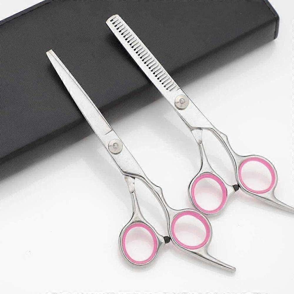 Professional Hairdressing Scissors Set with Sharp Convex Blades and Ergonomic Handle Design
