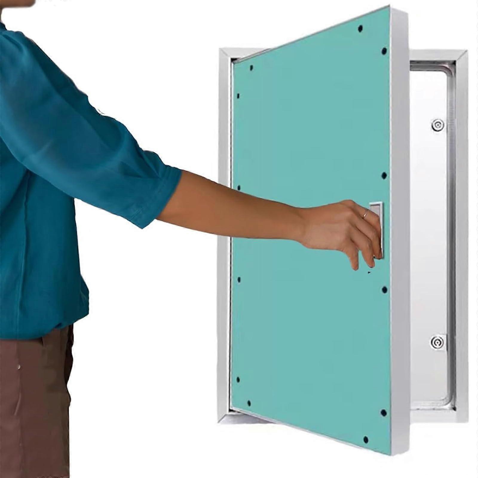 Access Panel for Drywall with Magnetic Lock, Paintable Flush Mount Hidden Door 32x36in
