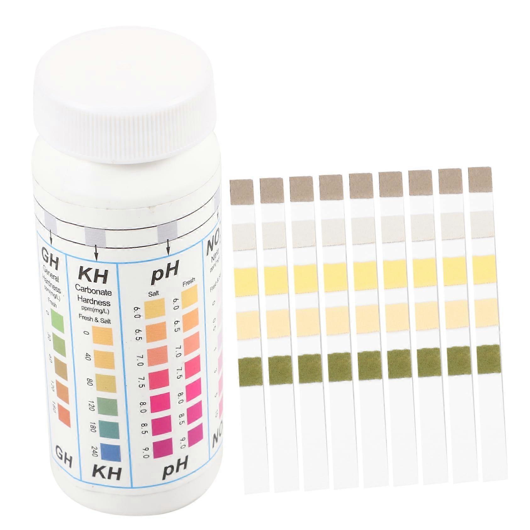 50pcs pH Test Strips for Pool and Spa, Fast Detection, Easy Read for Aquarium Care