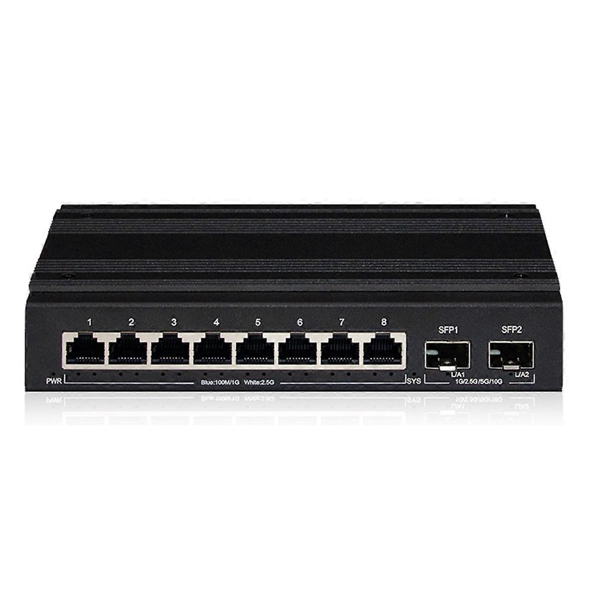 2.5Gb Ethernet Switch 2.5GBASE-T Unmanaged Network Switch EU PLUG