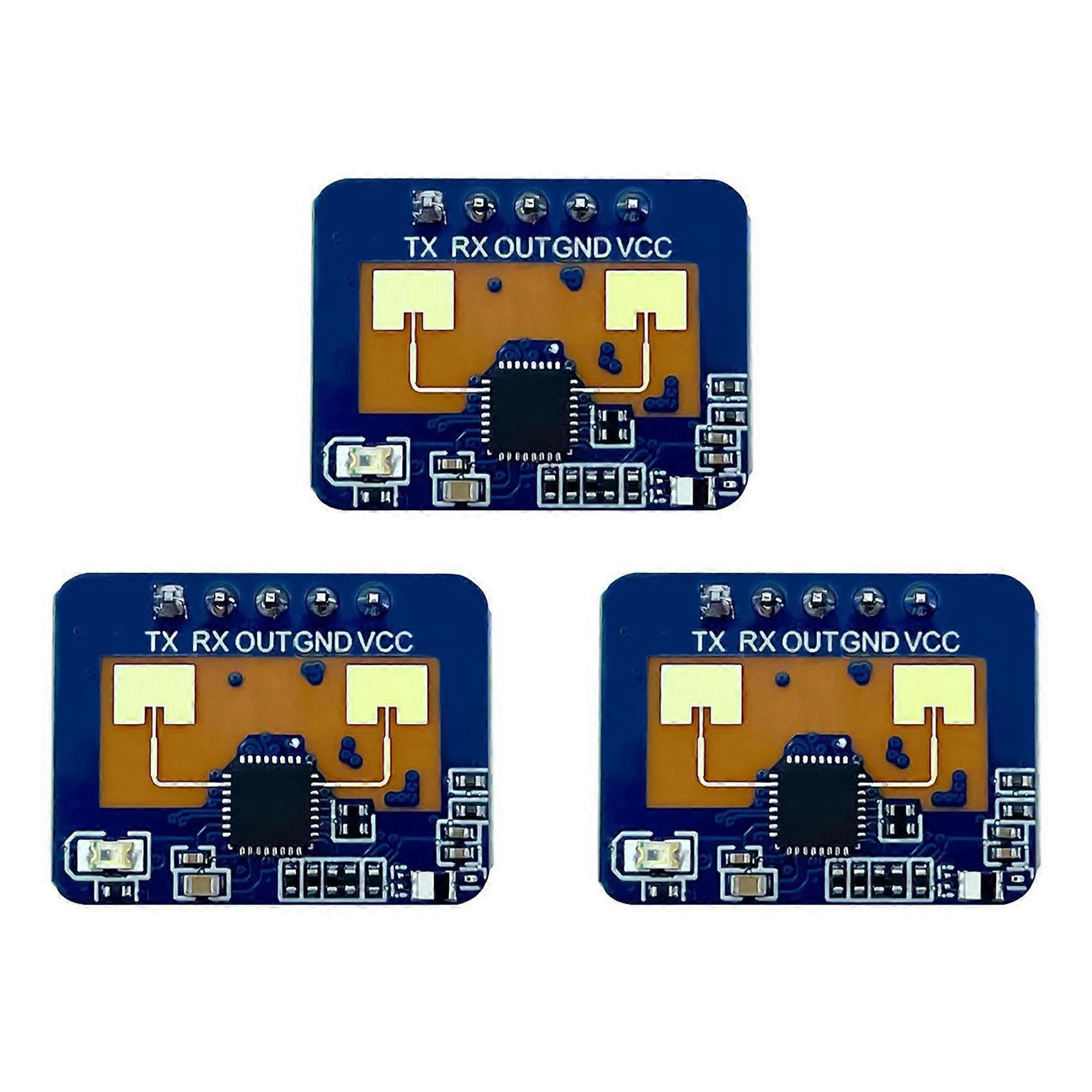 3X 24G MmWave LD2410C Human Presence Radar Sensor Motion Detection Module