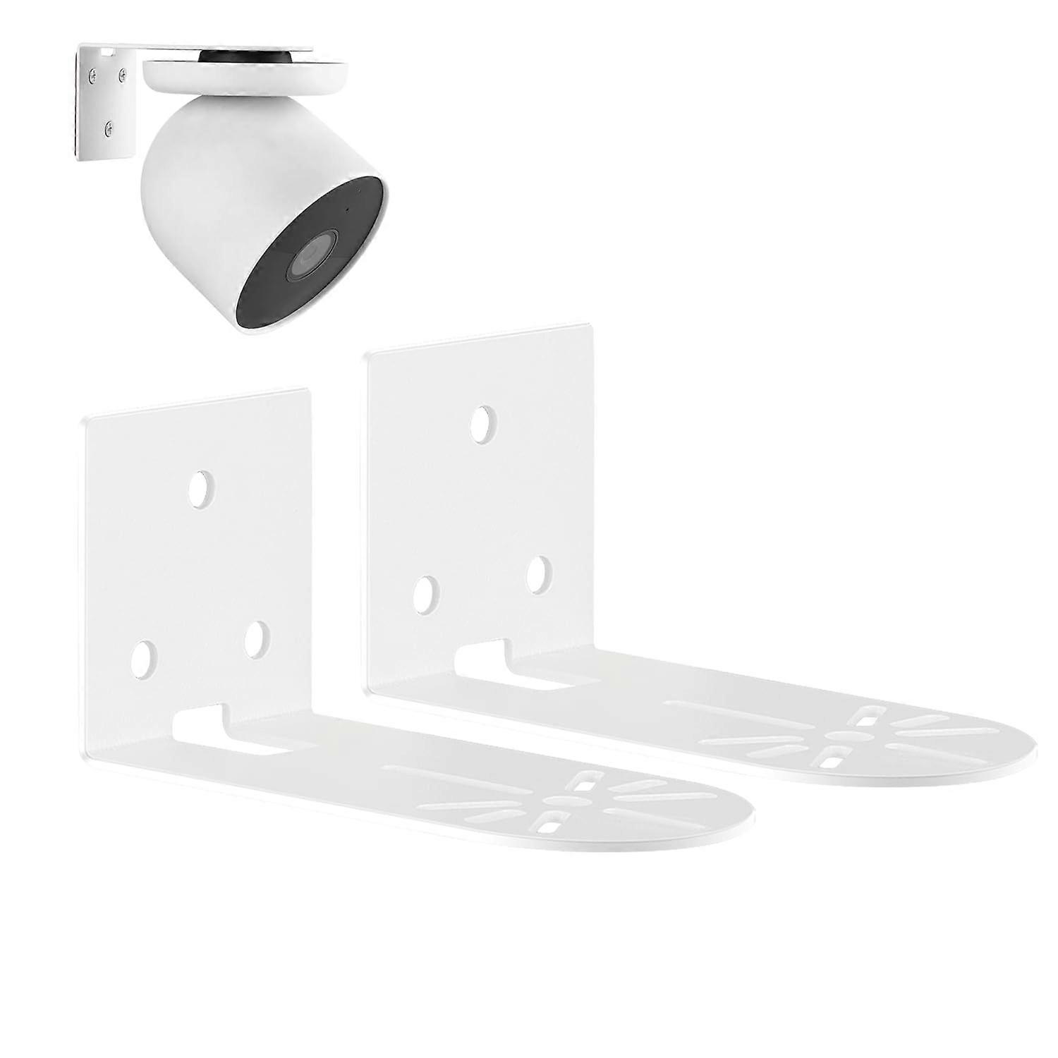 2 Pack Wall Mount for Nest Cam Google Nest Indoor Camera 2nd Gen, Adjustable NoDrill Bracket