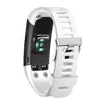 Quick Release Watch Bands Adjustable Wrist Watch Band Compatible for Garmin HR Sports Dating Meeting White 1Pack