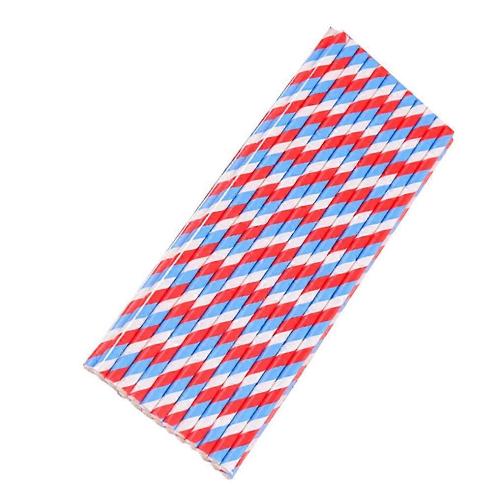 Christmas Paper Straw Disposable for Use 150Pcs Multi Supplies