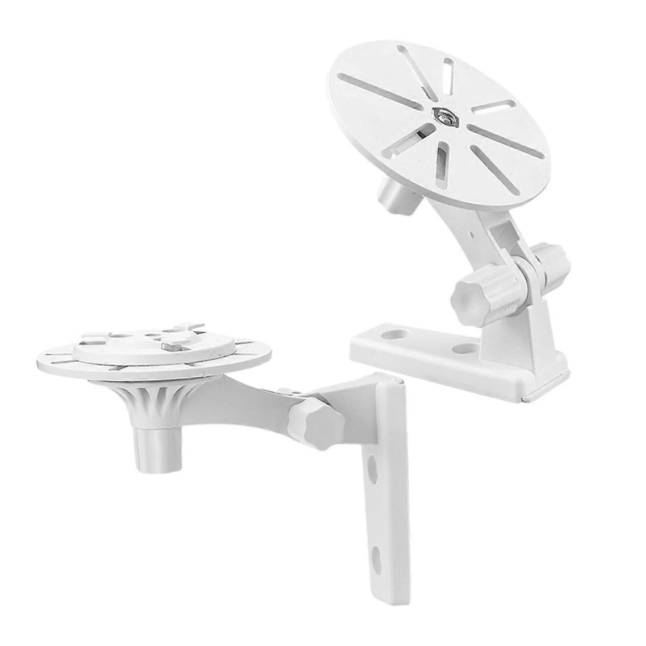 2pcs Adjustable Indoor Security Camera Wall Mount Bracket with NoDrill Installation