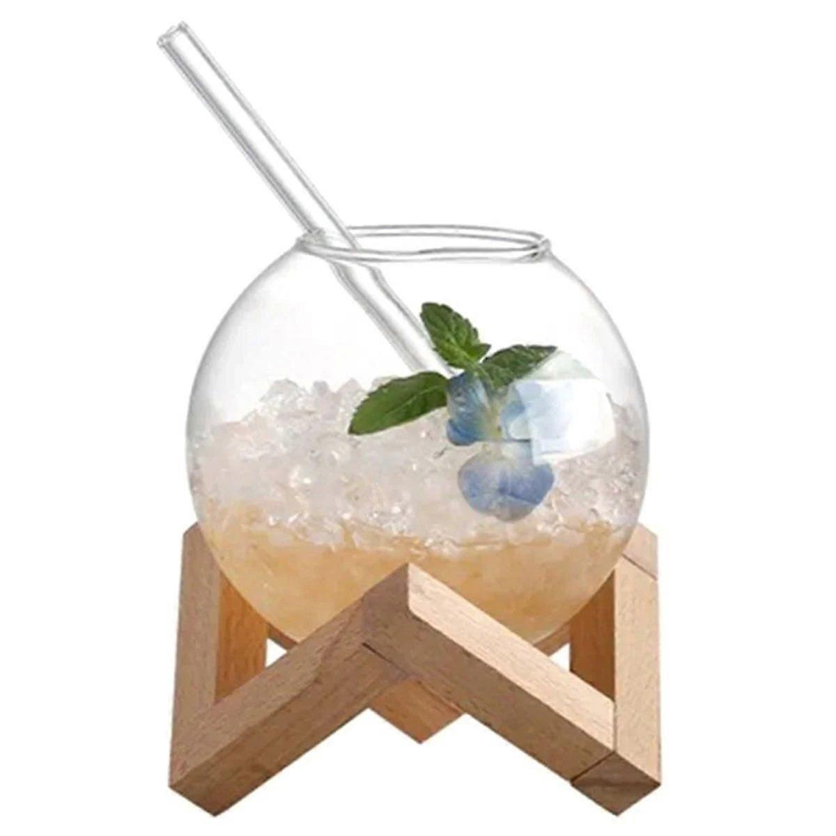 Ronud Ball Glass Cup